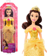 Mattel Disney Princess speelgoed gelede Belle modepop met sprankelende kleding en accessoires Disney film geïnspireerd cadeau voor kinderen HLW11