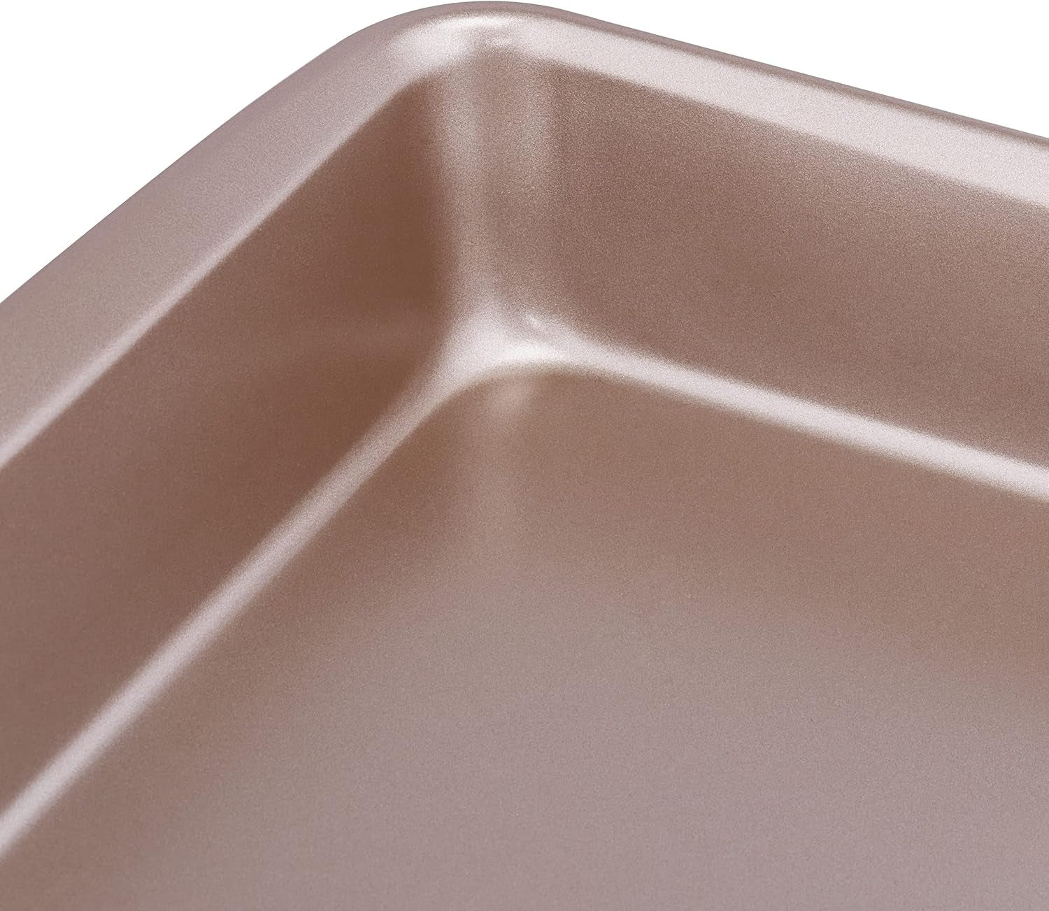 Relaxdays bakvorm, antiaanbaklaag, 4 liter, koolstofstaal, bruin Vormen en bakplaten Naty Shop