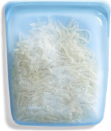 Stasher Bag Premium siliconen herbruikbare voedselzak halve gallon blauw Duurzaam Oven Vaatwasmachine Vriezerbestendig Milieuvriendelijk Lunchtas Voedselvoorbereiding 1893ml Voedselopslagdozen Naty Shop Blauw