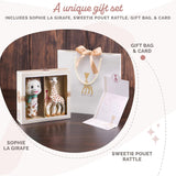 Sophie de giraf verjaardagscadeauset Sophiesticated rammelend pouet 00012 Speelgoed Bebe Naty Shop