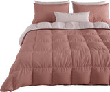 PETTI Artigiani Italiani - Winterdekbed voor tweepersoonsbed, maxi, monochroom, dubbelzijdig, wit, grijs, 100% Made in Italy Dekbedden en dekbedden Naty Shop Powder Matrimonial Standard (240X260 Cm)