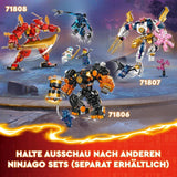 LEGO NINJAGO Kai's brandweermecha-actiefiguur voor kinderen met aanpasbare rode mecha-figuur Ninja-set 4 figuren inclusief Kai en Zane Cadeau voor 7-jarige jongens en meisjes 71808 Bouwsets Beuche in LEGO-Store