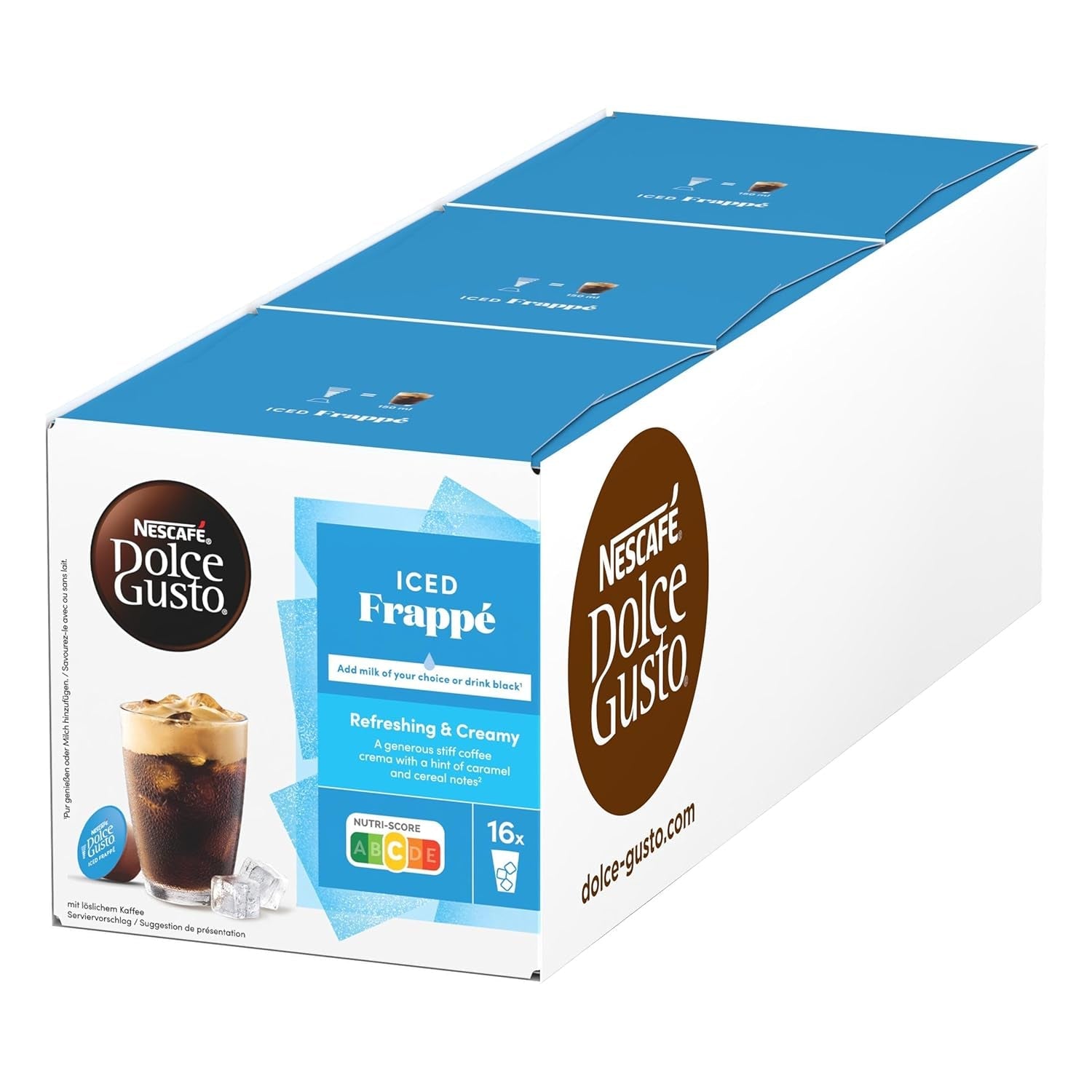 NESCAFÉ DOLCE GUSTO Frappé Kaffeekapseln 3er-pakket (3 x 16 Kapseln)