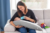 Innovagoods - Multifunctioneel voedingskussen, Ergonomisch ontwerp voor de ontspanning van moeder en kind, Verstelbaar voor verschillende posities, Wasbaar, Gekleurd, Polykatoen Accessoires Voeding en Borstvoeding Baby Naty Shop