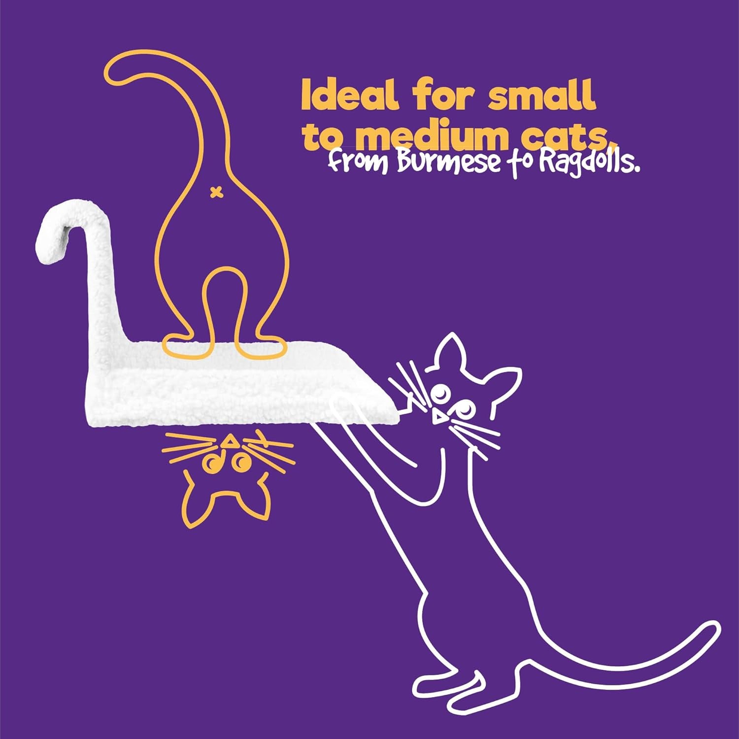 Bedden en banken, dekens en meubels, huisdieren, katten, kattenbedden, katten - bedden, matrassen