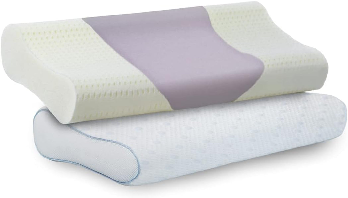 PARADIES Nekkussen 40X80 Cm - Revita Ergonomic - IGR Gecertificeerd, Ergonomisch neksteunkussen Hoogte: 10 Cm Cervicale orthopedische kussens Naty Shop Latex Vario-Ergonomic