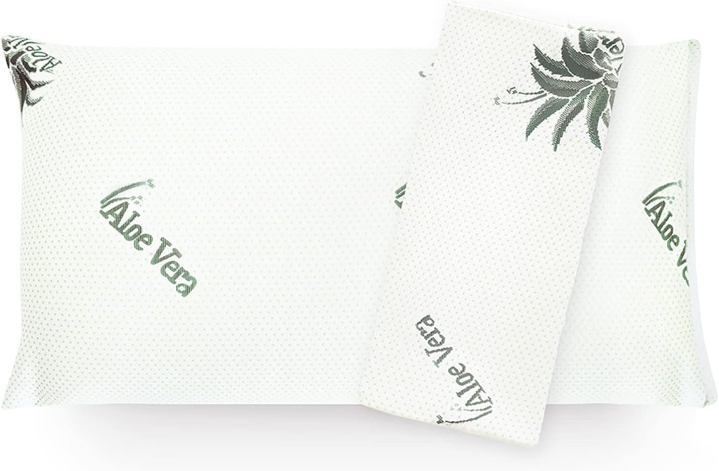 Mister Sandman Ergonomisch kussen 40X80, nekkussen met Aloë Vera kussensloop, Visco kussen Perfect voor buikslapers, rugslapers en zijslapers, kussen van traagschuim Cervicale orthopedische kussens Naty Shop