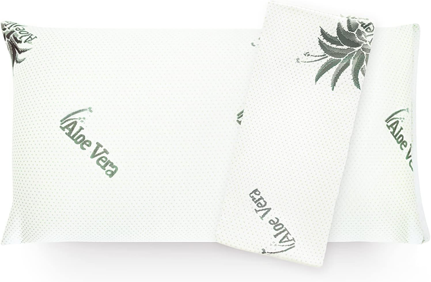 Mister Sandman Ergonomisch kussen 40X80, nekkussen met Aloë Vera kussensloop, Visco kussen Perfect voor buikslapers, rugslapers en zijslapers, kussen van traagschuim Cervicale orthopedische kussens Naty Shop