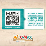 Colorbaby WOOMAX 49314 - Houten slot 37 X 15 X 53,5 Cm +3A Poppenhuizen Naty Shop