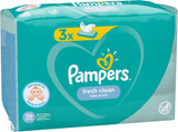Pampers Fresh Clean babydoekjes 81688041, 3x52 stuks, (babydoekjes, plastic zak, meisje/jongen, turkoois, wit, Duitsland, 896,7 g)