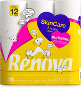 Renova Skincare Purissimo toiletpapier, 12 rollen, wit