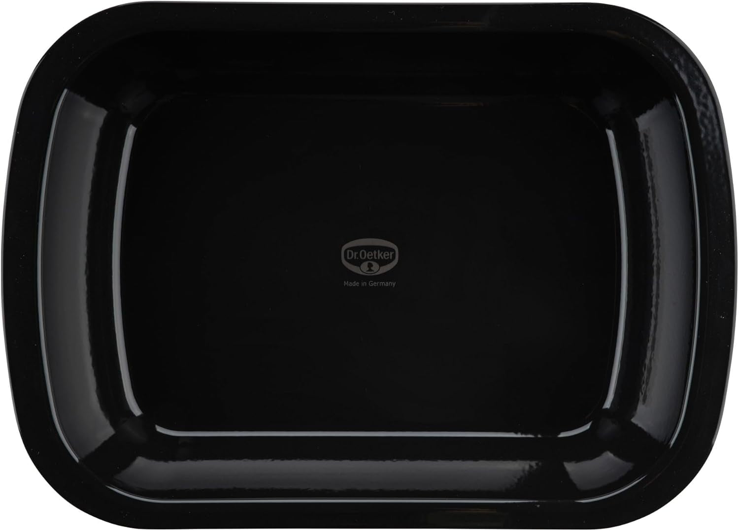 Dr. Oetker Back-Idee Kreativ Dessert- en Auflaufform Aus Enamelle, 39,5 X 28 X 6,5 Cm– Hitzebeständig Bis 400°C, Schnittfest, Kratzfest, Induktionsgeeignet, Schwarz Vormen en bakplaten Naty Shop