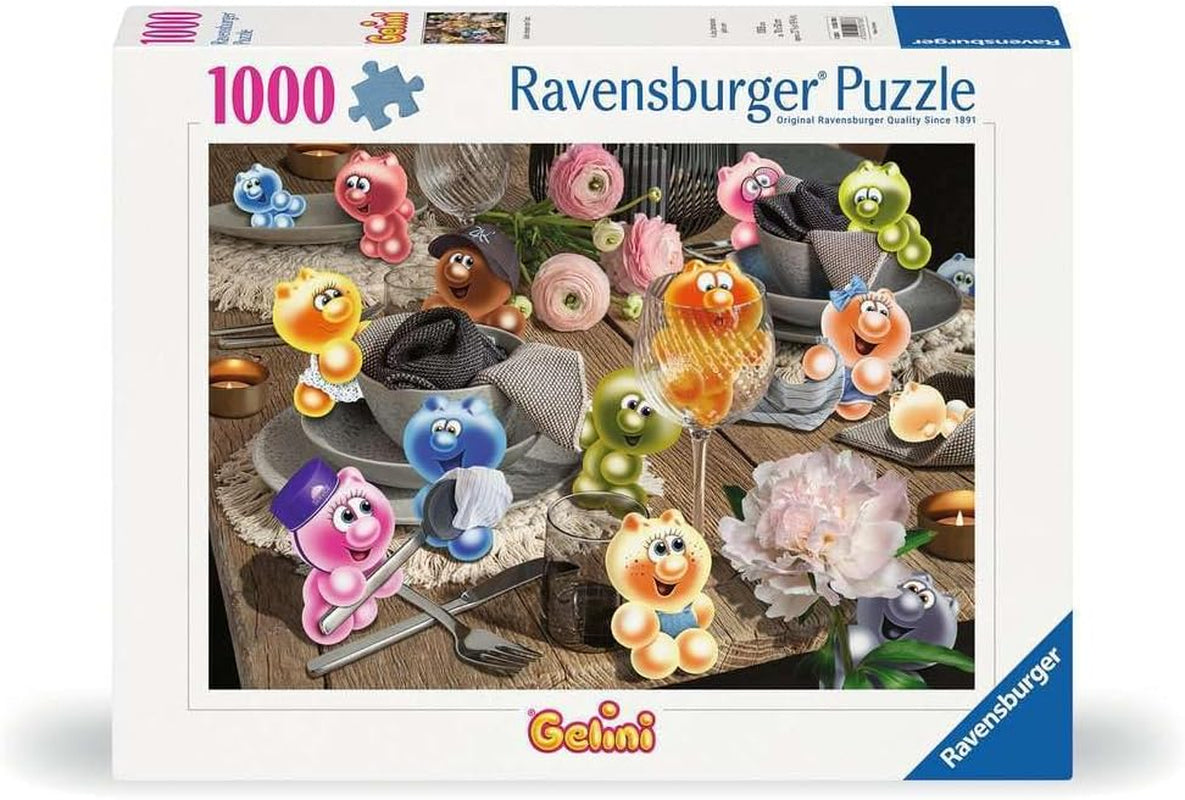 Ravensburger Puzzel 12000788 - Gelini dekt de tafel - Puzzel van 1000 stukjes voor volwassenen en kinderen vanaf 14 jaar, Puzzel Naty Shop Standaard titel