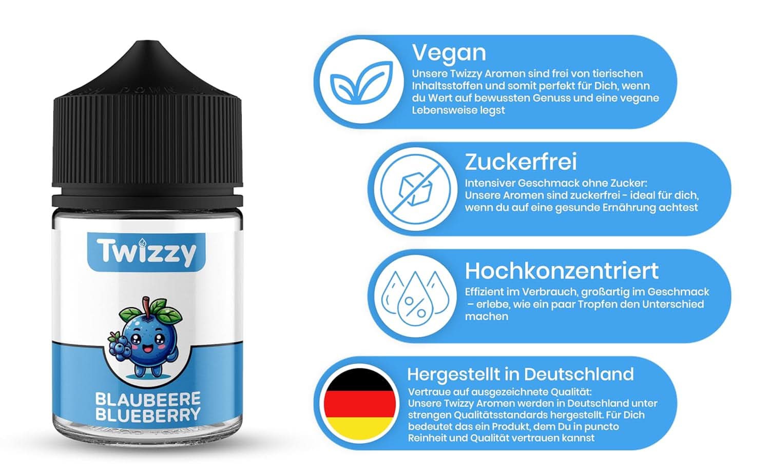 Twizzy Cranberry, Voedselaroma -60 ml - Intens aroma - Ideaal voor het bakken van Aroma's Naty Shop