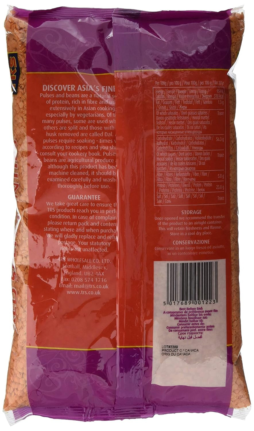 TRS - Rode Linzen - (1 X 2 KG)
