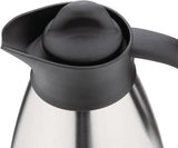 Olympia vacuümmelkmok met schroefdop, 500ml/17oz, roestvrij staal met zwarte deksel, melkprint op de zijkant, buffetstations voor thee en koffie, CL371