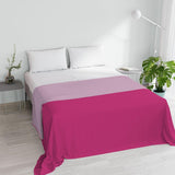 Oranje/roest microvezel zomerdekbed voor tweepersoonsbed 250 x 250 cm Dekbedden en dekbedden Naty Shop Lila/Fuchsia Huwelijksdeken 250X250Cm