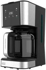 Espresso met filter Cecotec Coffee 66 Drop and Touch, vermogen 950 W, 1,5 L, 12 kopjes, touchscreen, glazen karaf, 24-uurs timer, 6 schakelaars, herbruikbaar gaasfilter