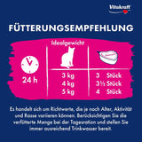 Vitakraft Poésie Création, nat kattenvoer, natvoer in saus, met rundvlees en wortel, grootverpakking, zonder toegevoegde suiker of granen (15 x 85 g)