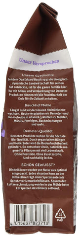 Bauck HOF Dinkelmüsli Schokozart, 425G (1Er-pakket) Granen Naty Shop