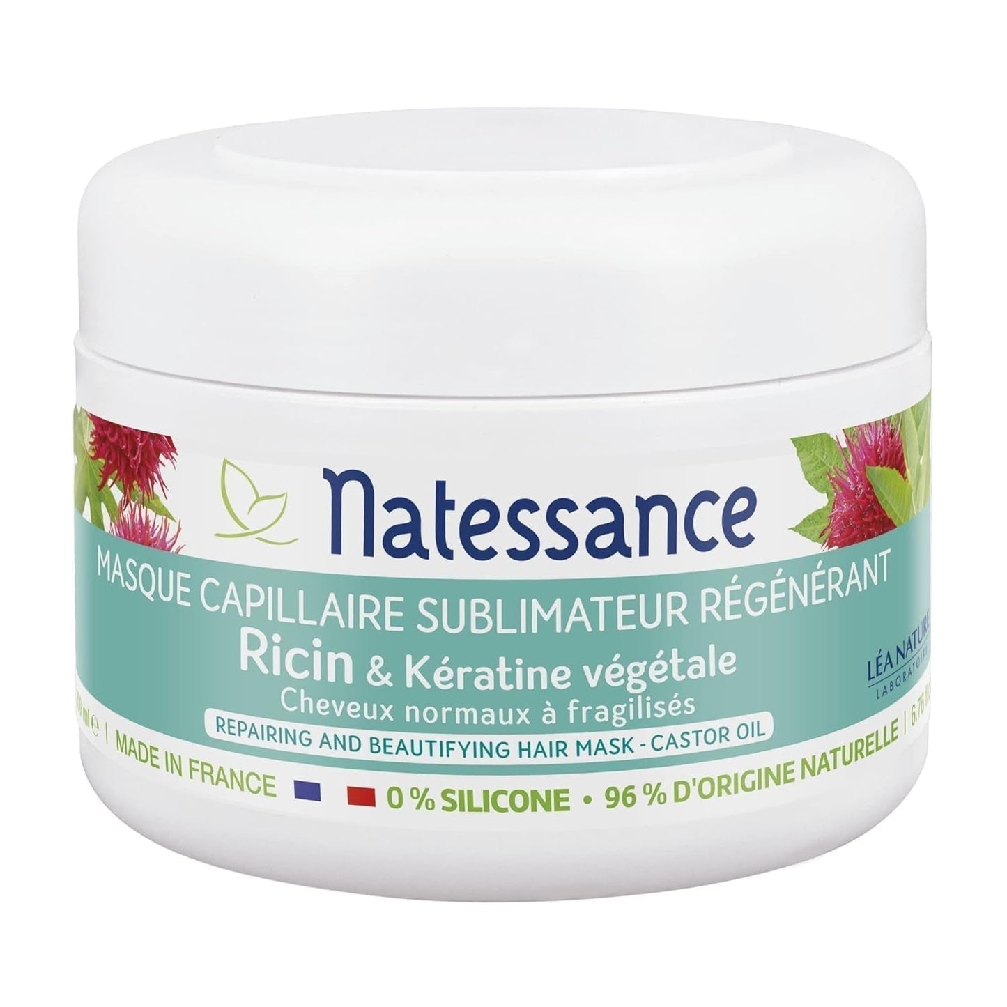 Sublimateur à l'Huile de Ricin et Kératine Végétale masker 200 ml Haarmasker Naty Shop Standaard titel