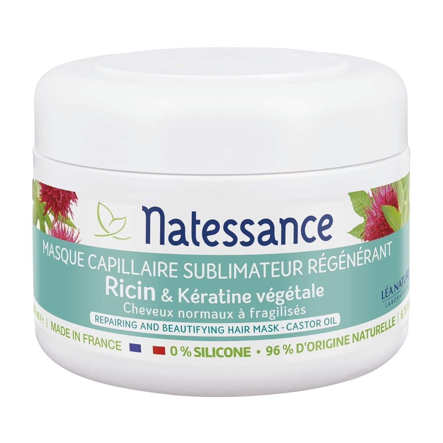 Sublimateur à l'Huile de Ricin et Kératine Végétale masker 200 ml Haarmasker Naty Shop Standaard titel