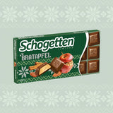 Schogenten Wintereditie met rijpe appels I Chocoladereep 100g I met melkchocolade en in handige losse stukjes