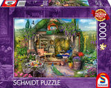 Schmidt Spiele 59794 Tuinhuis in de wijngaarden Legpuzzel van 1000 stukjes Naty Shop Standaardtitel