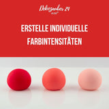 Dekozauber 24 rode kleurstof, gel, 30 g, veganistisch, suikervrij, hooggeconcentreerd, rode kleurstof voor fondant, botercrème, drankjes en meer