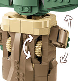 LEGO Star Wars 75403 Grogu in zijn Mandalorian Repulsor Cradle - Minifiguur om te verzamelen - Model om te bouwen, spelen en neer te zetten - Woondecoratie - Cadeau voor jongens en meisjes vanaf 10 jaar Bouwsets Besuche in LEGO-Store