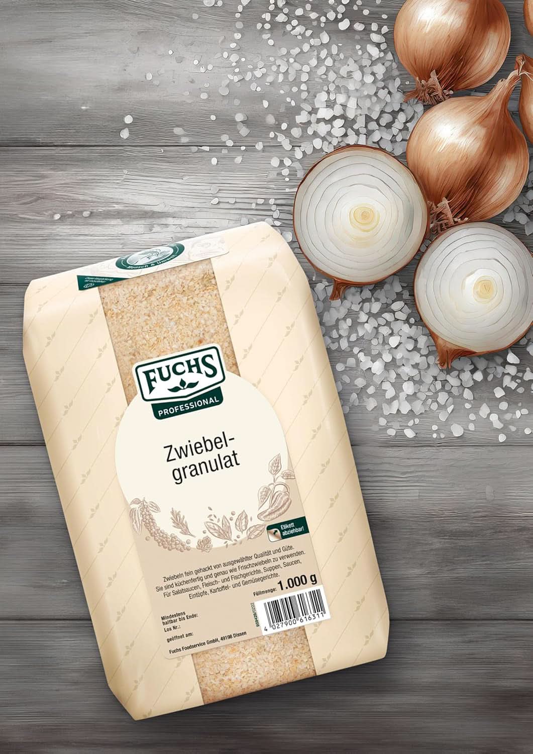 Fuchs Professioneel uiengranulaat, 1 Kg Kruiden Naty Shop
