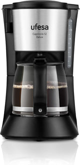 Ufesa CG7114 Capriccio filterkoffiezetapparaat, 6 kopjes, 600W, karaf 0,6L, antidruppelsysteem, automatische uitschakeling, blauw