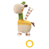 Fehn mini muziekdoosfee - knuffel en slaaphulpje: opwindbare muziekdoos met de zachte melodie "Zwanenmeer" kalmeert in elke situatie - voor baby's en peuters vanaf 0+ maanden Jucarii Bebe Naty Shop Giraffe