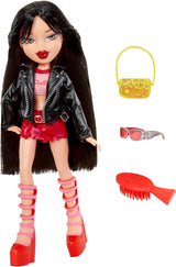 Bratz gaat weg! - Jade - 1 verzamelpop met accessoires, outfit, tas, zonnebril en borstel - Speelgoed voor kinderen - Vanaf 6 jaar, Rood