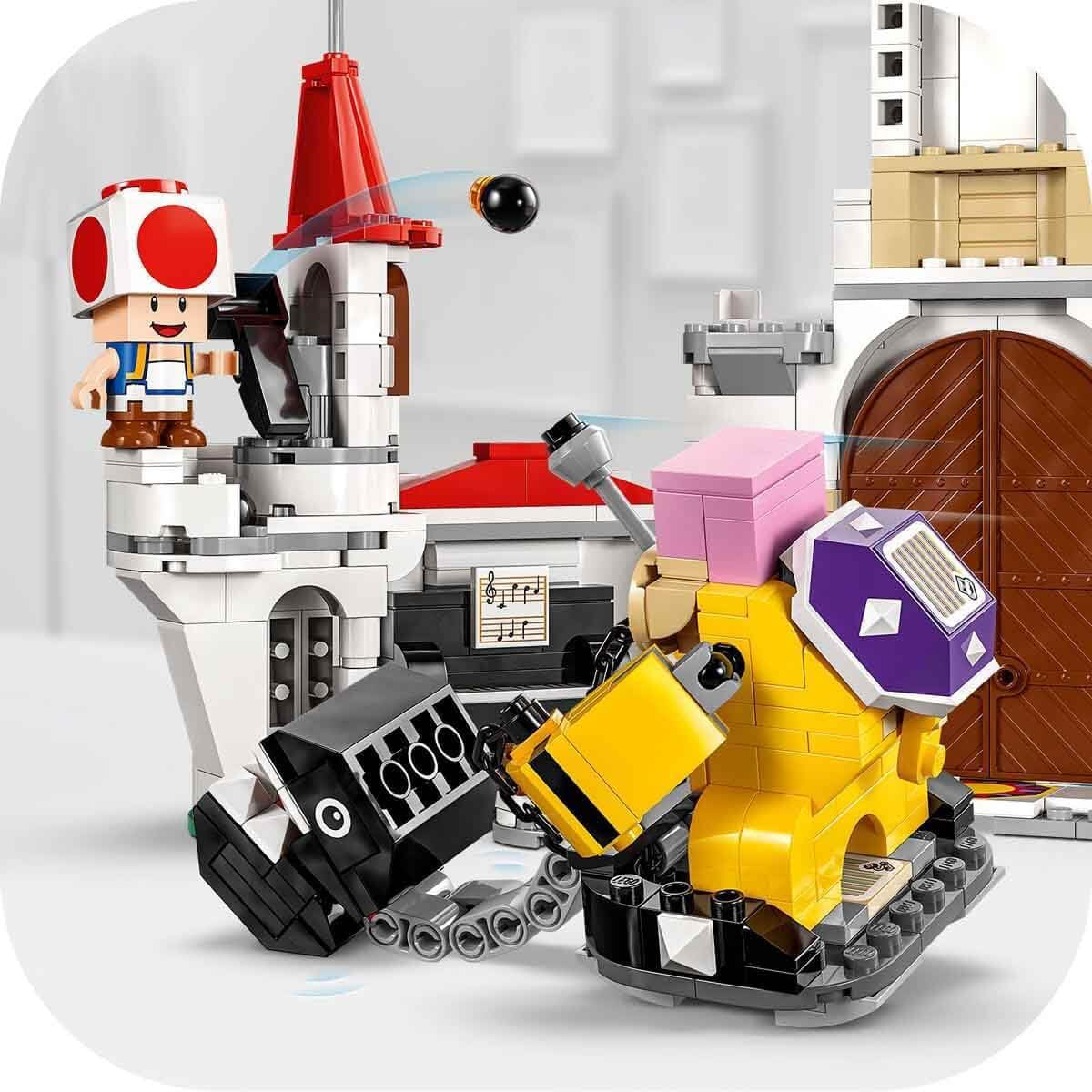 LEGO Super Mario Roy's strijd bij het Mushroom Palace Avonturenset met Nintendo-personages Cadeau voor meisjes, jongens en gamers 7 jaar oud 71435 Bouwsets Besuche in LEGO-Store