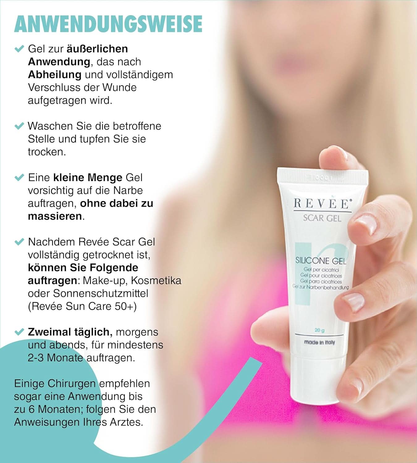 Revée Scar Gel, actuele gel voor littekens Naty Shop