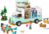 LEGO Friends Caravan, rollenspel-bouwset met een speelgoedcaravan, cadeau voor meisjes vanaf 7 jaar, creatieve speelset met 3 minifiguren en figuur van een fretdier 42663 Bouwsets Besuche in LEGO-Store