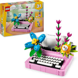 LEGO Creator 3In1 Typemachine met bloemen - speelgoed om te bouwen tot Keytar-model of bloempot met notitieboekje en pen - bouwset - cadeau voor meisjes en jongens vanaf 8 jaar 31169 Bouwsets Besuche den LEGO-Store Standaard titel