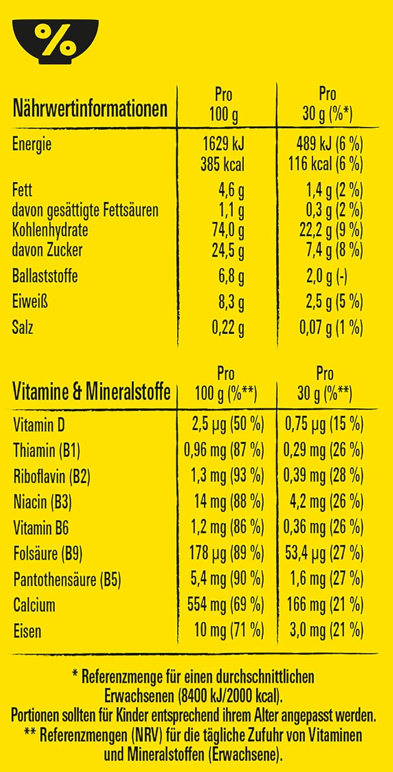 Nestlé NESQUIK Crunchy Brownie, knapperige ontbijtgranen met chocoladestukjes en een innovatieve vorm voor extra knapperigheid, verpakking van 7 (7 x 300 g)