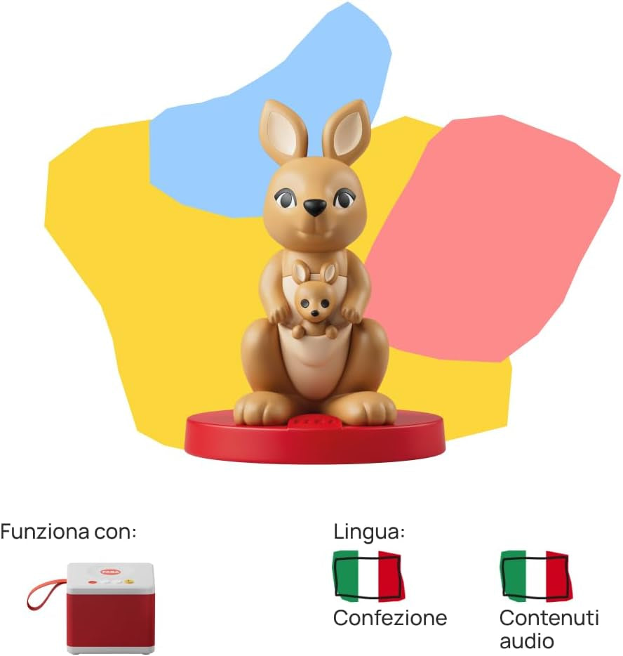 Geluidsfiguur - muzikale knuffel - muziek, liedjes en geluiden - speelgoed, educatieve inhoud, Italiaanse versie, jongens en meisjes 0-2 jaar Bebe Toys Naty Shop
