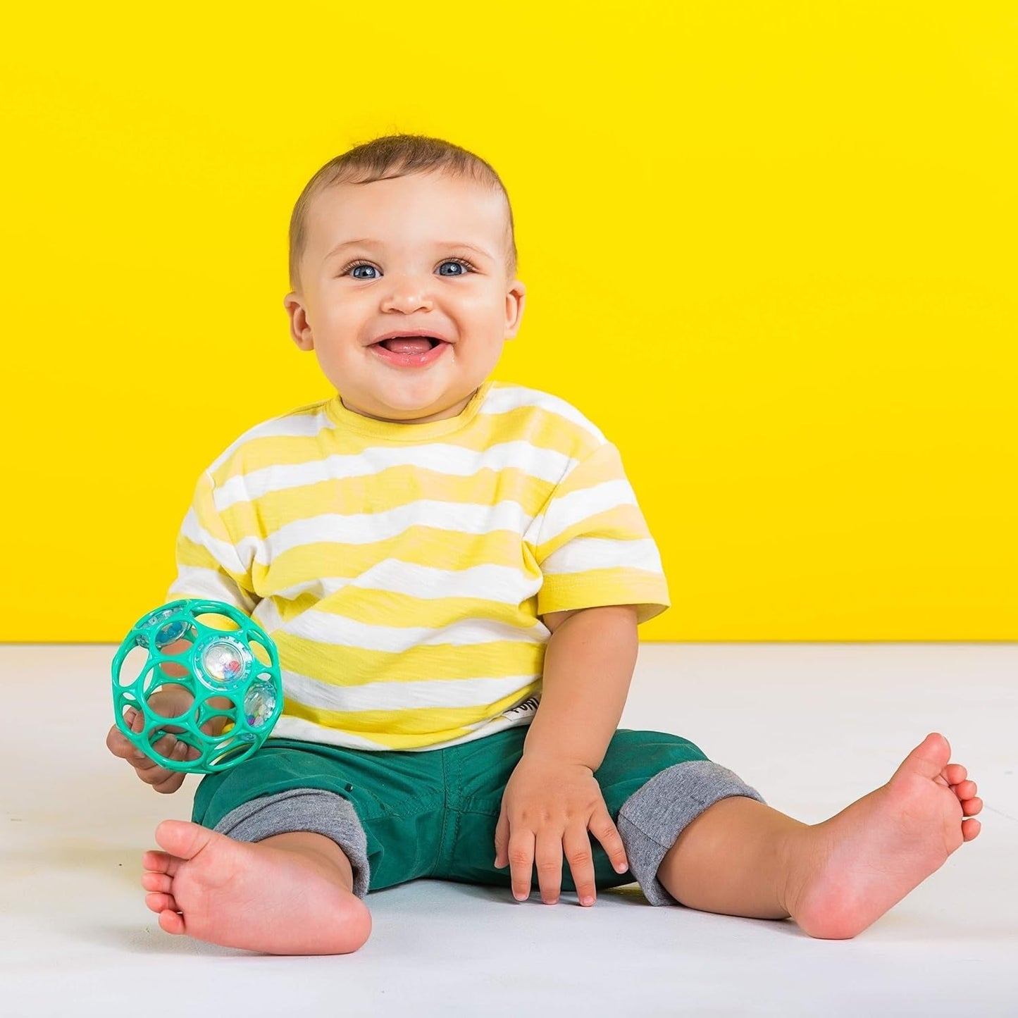Bright Starts Little Shakers 6-delige cadeauset - Babyrammelaars en bijtringen BPA-vrij Gemakkelijk te vangen Unisex Newborn+