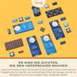 Venchi - Pak van 6 pure chocoladerepen met hazelnoten, 600g - Geen toegevoegde suikers - Geen kunstmatige zoetstoffen - Glutenvrij - Veganistisch - Cadeauidee