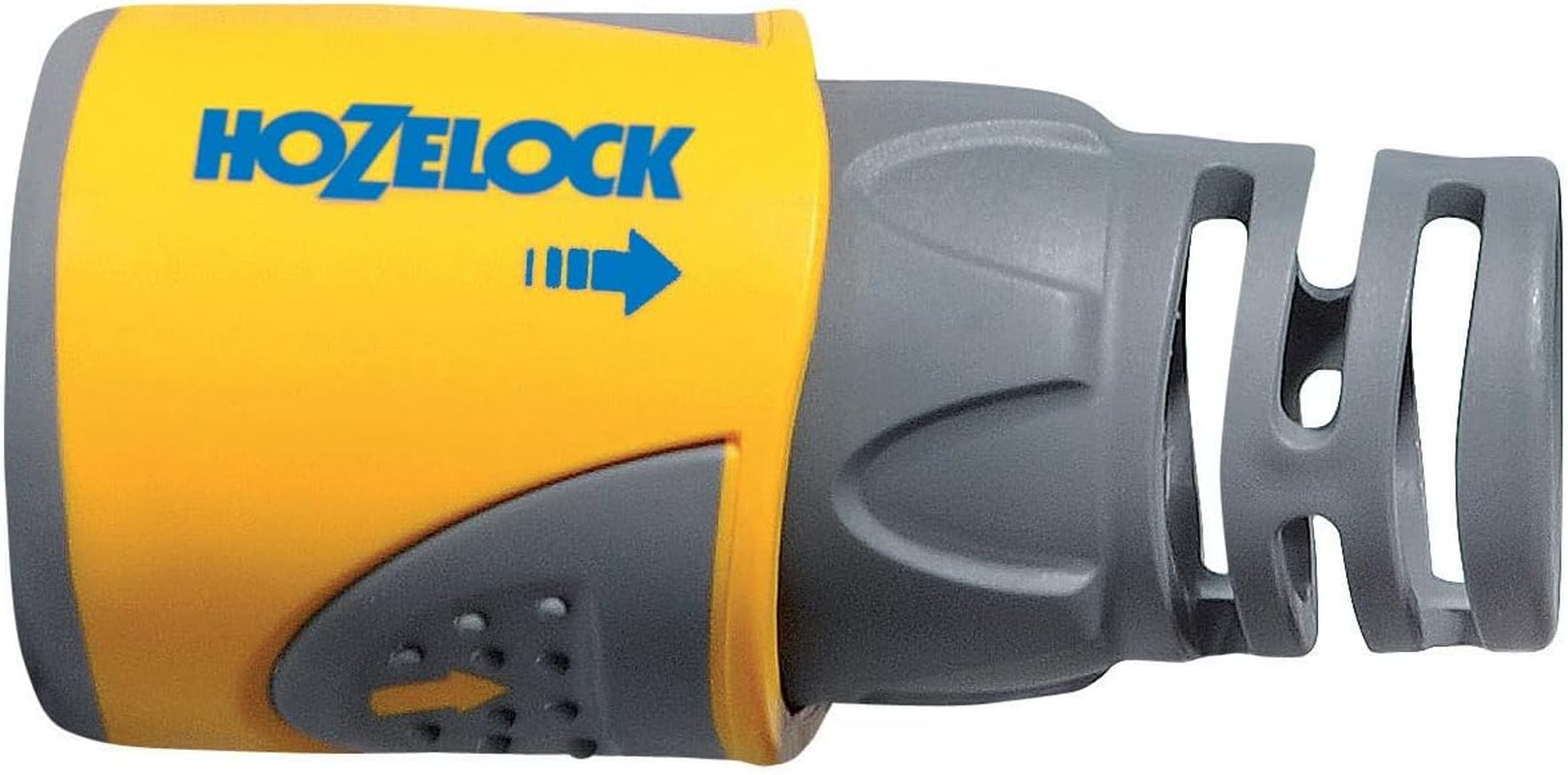 HOZELOCK - 2 slangkoppelingen Plus Ø 12,5 mm - 15 mm (1/2"- 5/8") Soft Touch: waterdichte, antislip, flexibele en verlengde slangaansluiting die draaien en druipen voorkomt [2050P0025]