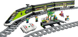 LEGO City Passagierssneltrein, treinset met afstandsbediening, spoorwegspeelgoed met koplampen, 2 rijtuigen en 24 baanelementen, cadeau voor kinderen, jongens en meisjes 60337 Bouwsets Besuche in LEGO-Store