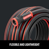 Robuuste waterslang, flexibele slang, tuinslang, diameter 1,6 cm x lengte 15,2 m