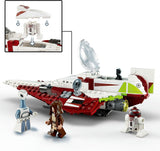 LEGO Star Wars Jedi Starfighter Obi-Wan Kenobi, bouwbaar speelgoed met Taun We, Droid-figuur en lichtzwaard, Attack of the Clones Set 75333 Bouwsets Besuche in LEGO-Store