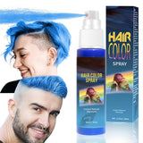 Haarlak Kleur - 30ml Tijdelijke Groene Haarkleur Spray, Natuurlijke Haarverf Tijdelijke Haarkleur Spray, Wasbare Haarverf voor Feest Cosplay Halloween (Groen) Haarverf Naty Shop Blauw