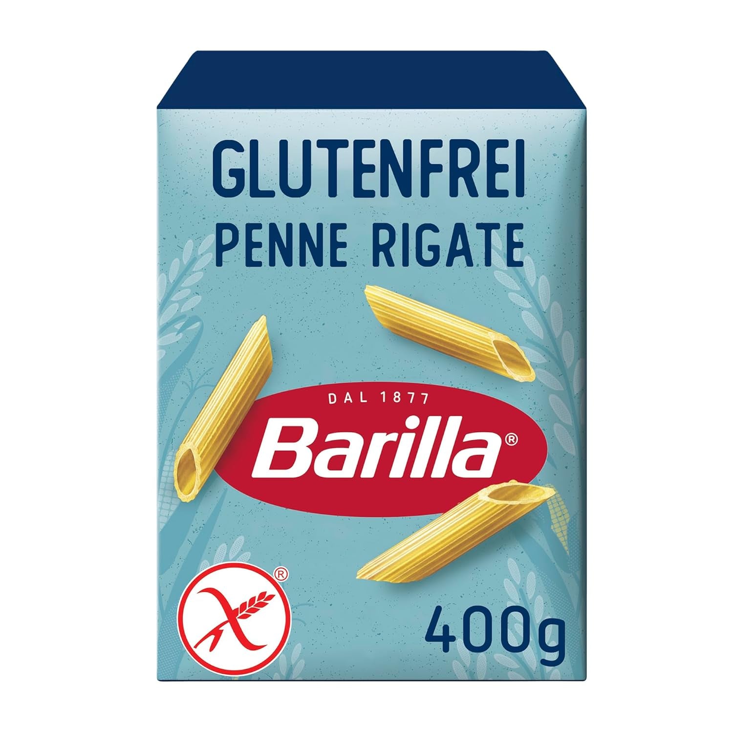 Penne Rigate Barilla glutenvrije pasta, gemaakt van rijst en maïs – 1 pakje (1 x 400 g)