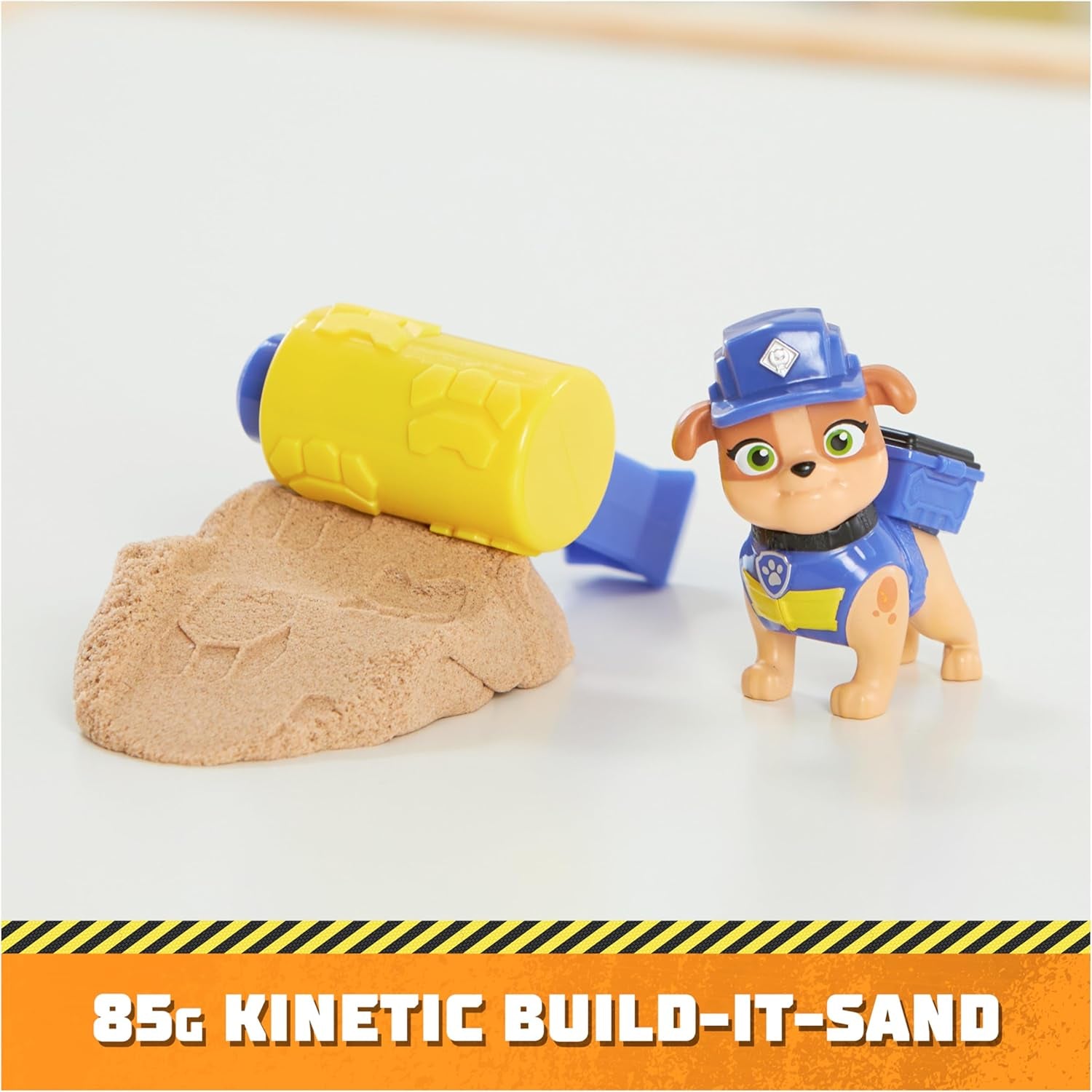 Rubble & Crew - Rubble & Mix figuur-actiefigurenset, 2 bouwspeelgoed en 85G kinetisch bouwzand, speelgoed geschikt voor kinderen vanaf 3 jaar actiefiguren Naty Shop