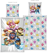 Paw Patrol beddengoed, knoopsluiting, 100% katoen Beddengoed - kinderen Naty Shop